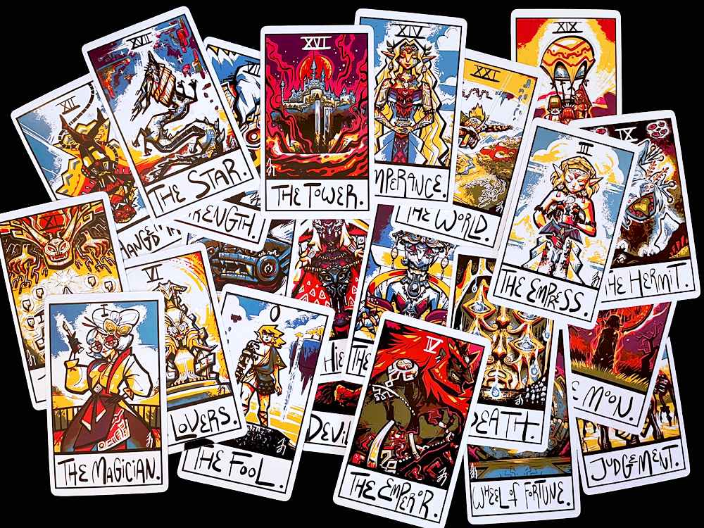 LoZ Tears of the Kingdom Major Arcana Set — Lizard Wizard Studios